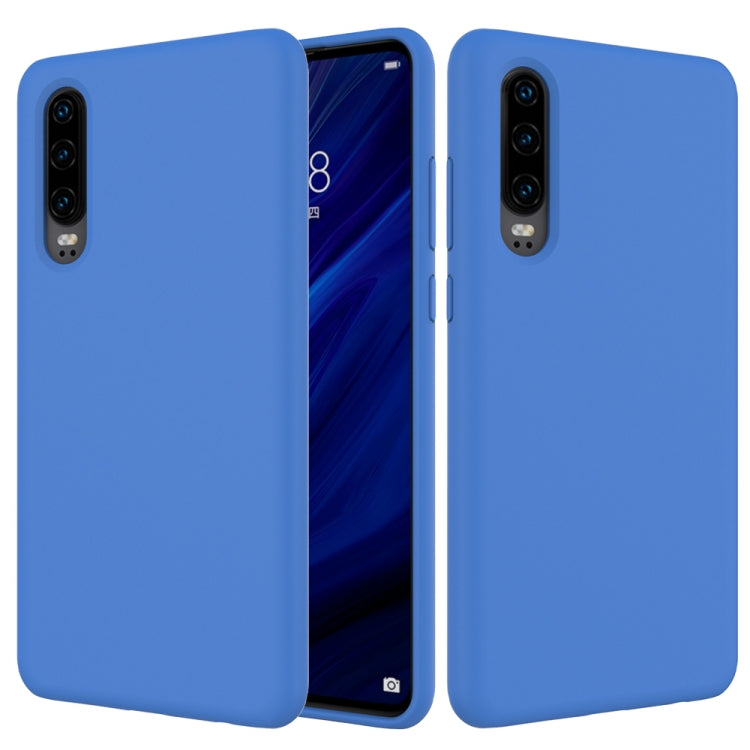 Solid Color Liquid Silicone Shockproof Full Coverage Case for Huawei P30
