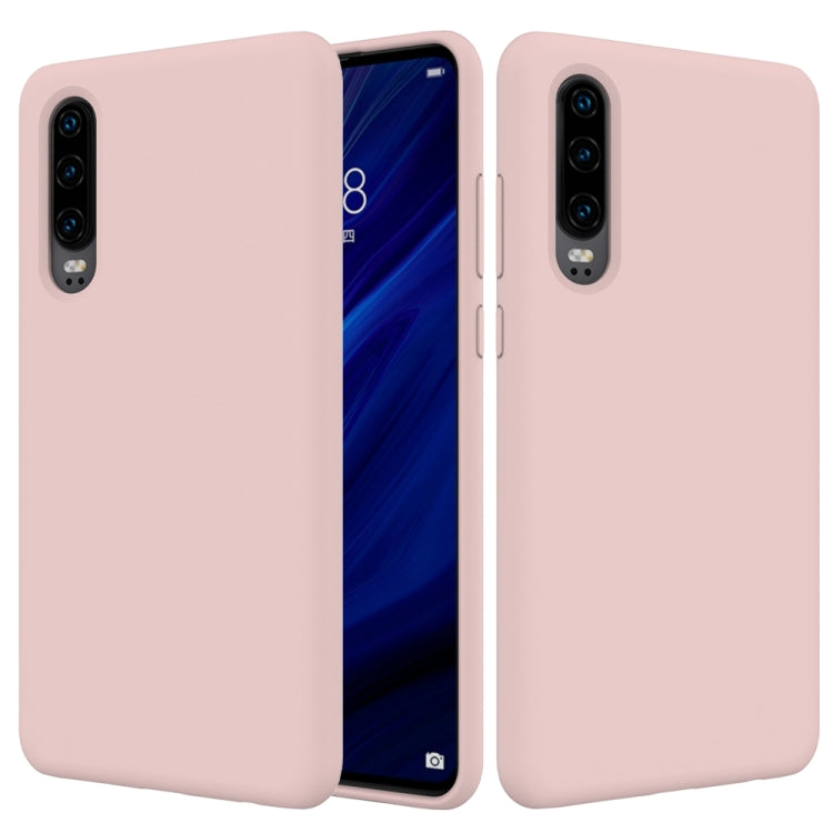 Solid Color Liquid Silicone Shockproof Full Coverage Case for Huawei P30