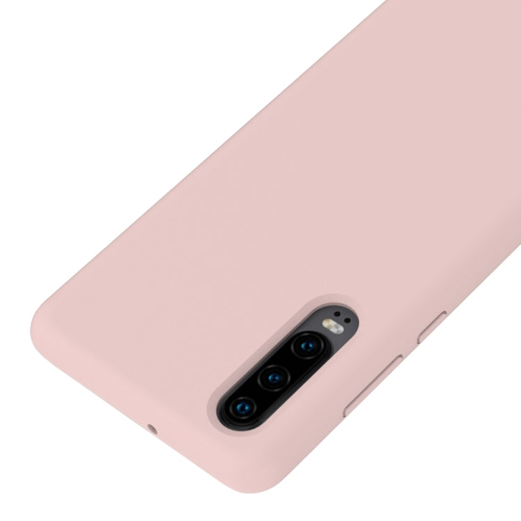 Solid Color Liquid Silicone Shockproof Full Coverage Case for Huawei P30