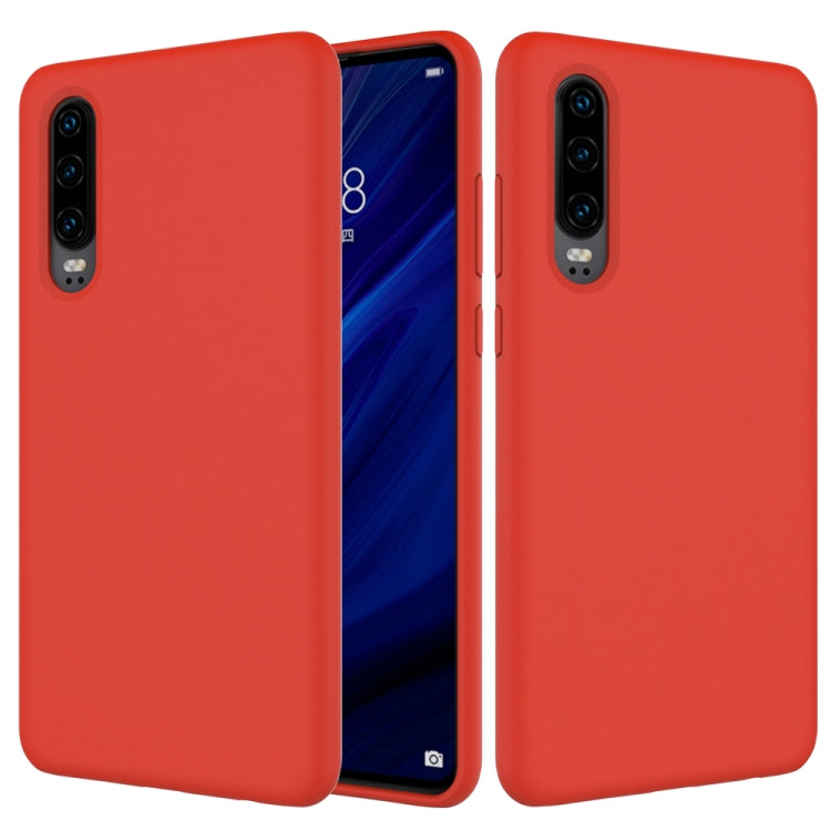 Solid Color Liquid Silicone Shockproof Full Coverage Case for Huawei P30