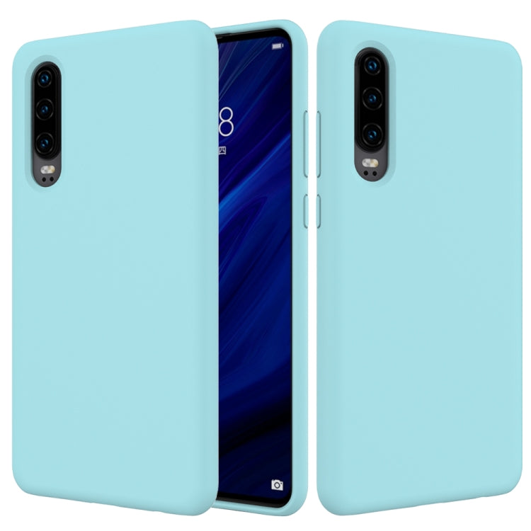 Solid Color Liquid Silicone Shockproof Full Coverage Case for Huawei P30