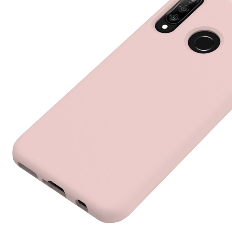Solid Color Liquid Silicone Shockproof Full Coverage Case for Huawei P30 Lite