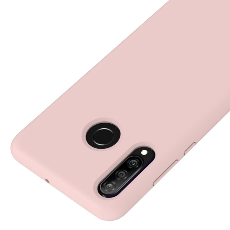 Solid Color Liquid Silicone Shockproof Full Coverage Case for Huawei P30 Lite