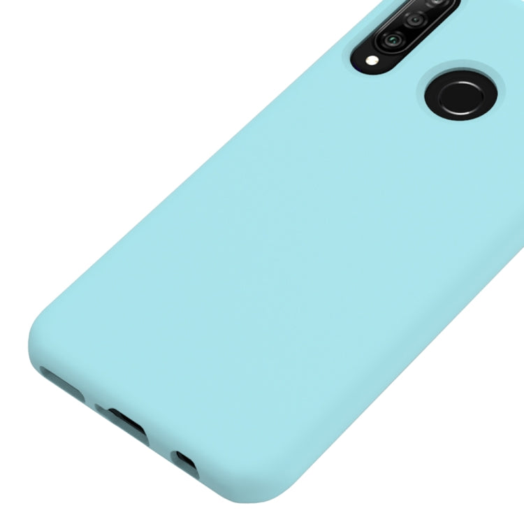 Solid Color Liquid Silicone Shockproof Full Coverage Case for Huawei P30 Lite