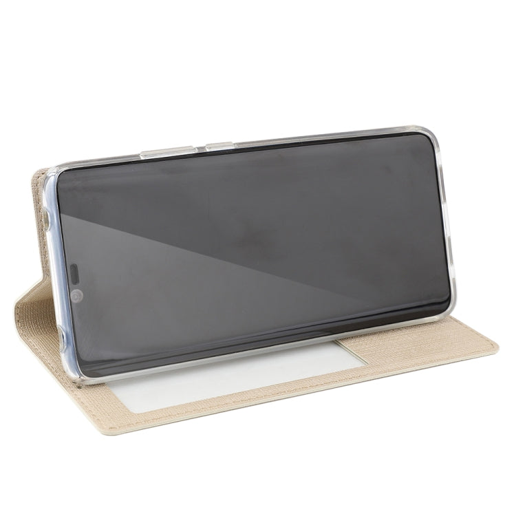 ViLi DMX Multifunctional Horizontal Flip Leather Case for Huawei Mate 20 Pro, with Call Display ID & Sleep / Wake-up Function