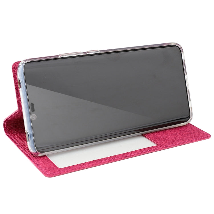 ViLi DMX Multifunctional Horizontal Flip Leather Case for Huawei Mate 20 Pro, with Call Display ID & Sleep / Wake-up Function