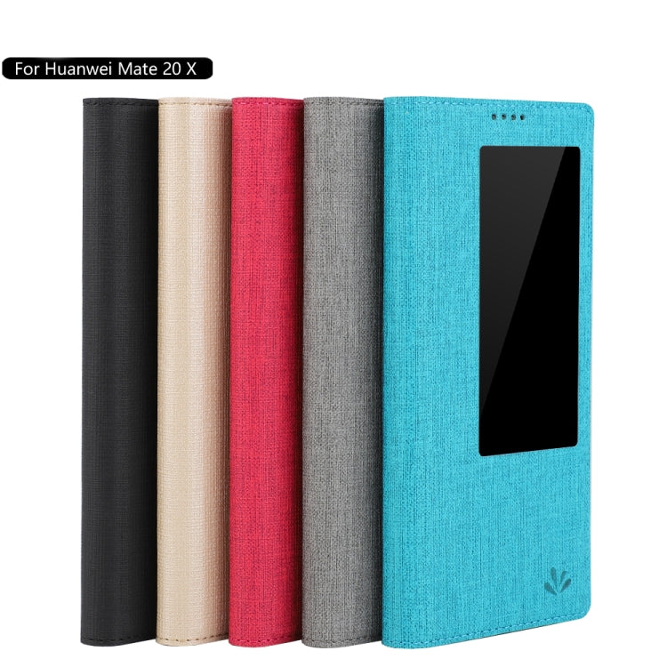 ViLi DMX Multifunctional Horizontal Flip Leather Case for Huawei Mate 20 X, with Call Display ID & Sleep / Wake-up Function