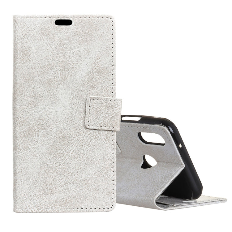 Retro Crazy Horse Texture Horizontal Flip Leather Case for Huawei Honor Play, with Holder & Card Slots & Wallet & Photo Frame
