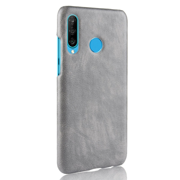 Shockproof Litchi Texture PC + PU Case for Huawei P Smart+ (2019)