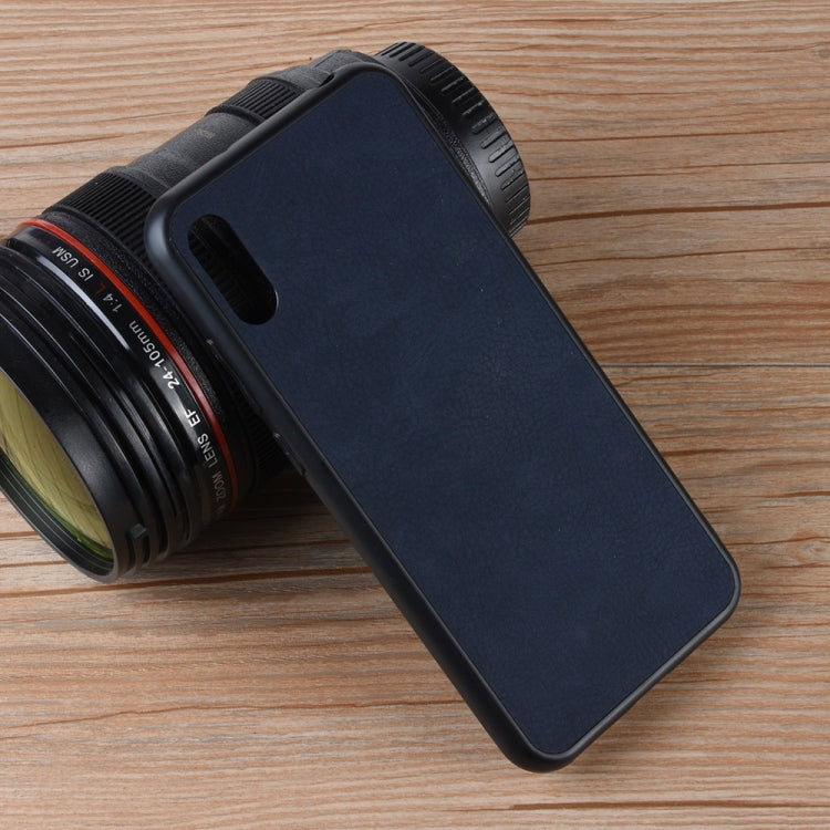 Shockproof Sheep Skin PC + PU + TPU Case for Huawei Y6 Pro 2019