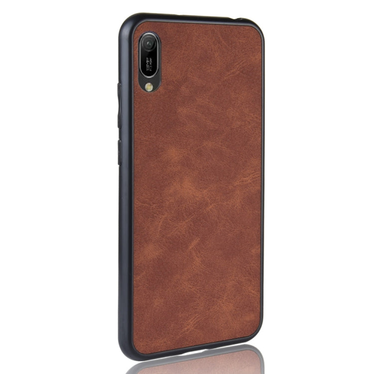 Shockproof Sheep Skin PC + PU + TPU Case for Huawei Y6 Pro 2019