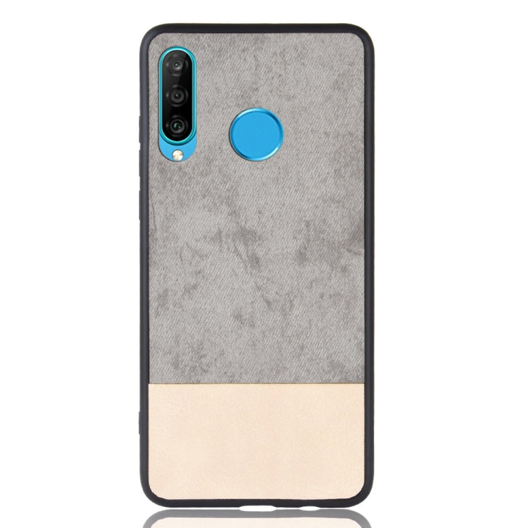 Shockproof Color Matching Denim PC + PU + TPU Case for Huawei P30 Lite / Nova 4e