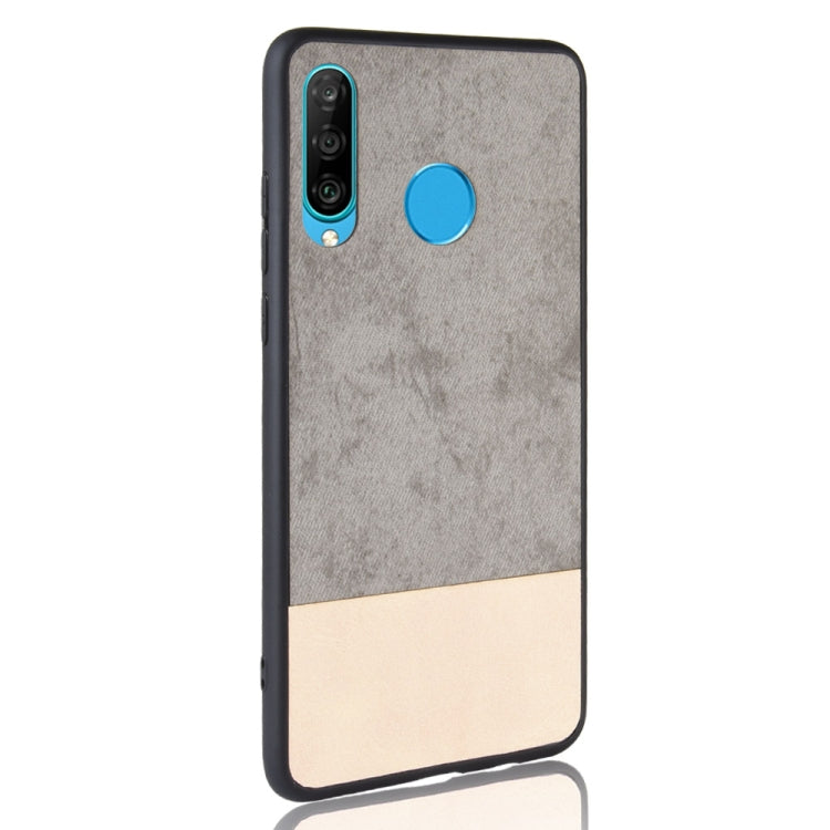 Shockproof Color Matching Denim PC + PU + TPU Case for Huawei P30 Lite / Nova 4e