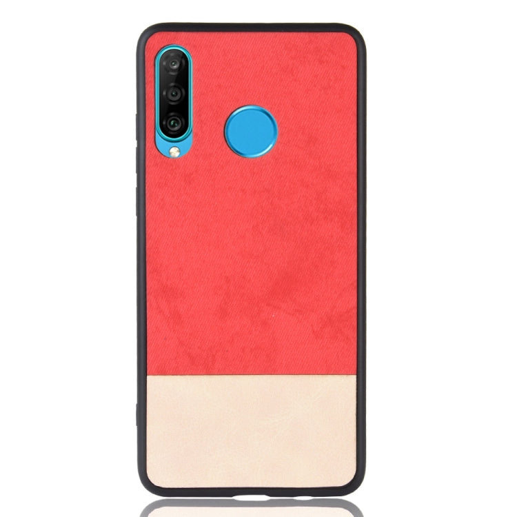 Shockproof Color Matching Denim PC + PU + TPU Case for Huawei P30 Lite / Nova 4e