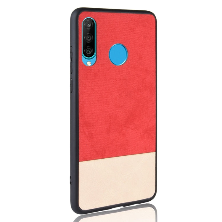 Shockproof Color Matching Denim PC + PU + TPU Case for Huawei P30 Lite / Nova 4e