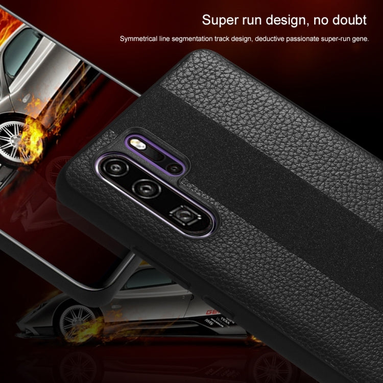 SULADA Anti-slip TPU + Handmade Leather Case for Huawei P30 Pro