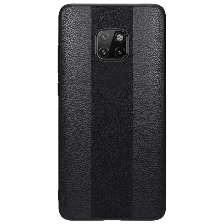 SULADA Anti-slip TPU + Handmade Leather Case for Huawei Mate 20 Pro