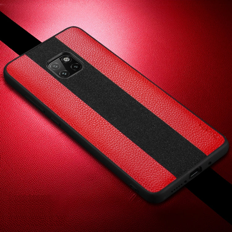 SULADA Anti-slip TPU + Handmade Leather Case for Huawei Mate 20 Pro