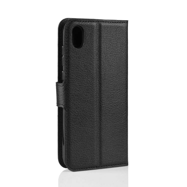 Litchi Texture Horizontal Flip Leather Case for Huawei Y5 2019, with Wallet & Holder & Card Slots