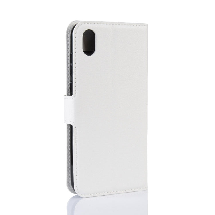 Litchi Texture Horizontal Flip Leather Case for Huawei Y5 2019, with Wallet & Holder & Card Slots