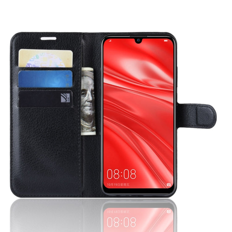 Litchi Texture Horizontal Flip Leather Case for Huawei Honor 10i, with Wallet & Holder & Card Slots