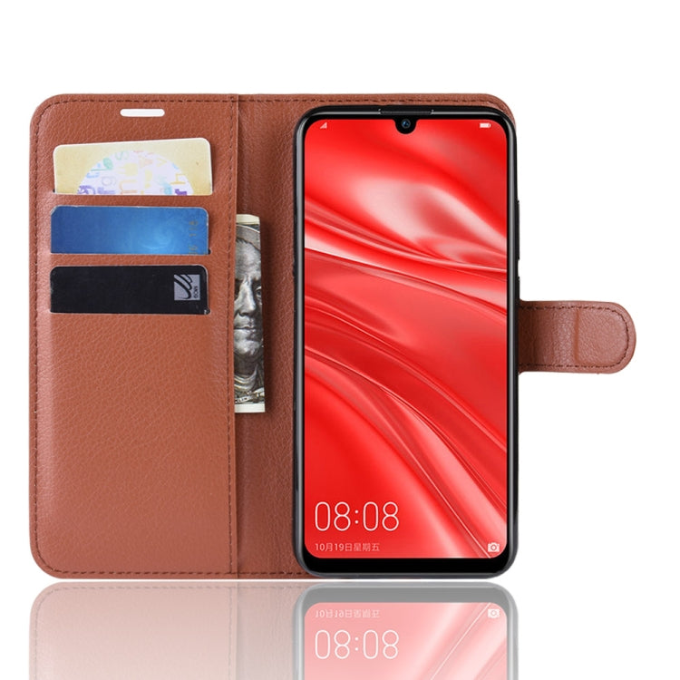 Litchi Texture Horizontal Flip Leather Case for Huawei Honor 10i, with Wallet & Holder & Card Slots