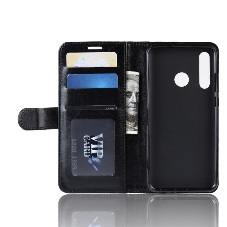R64 Texture Single Fold Horizontal Flip Leather Case for Huawei Honor 10i, with Holder & Card Slots & Wallet