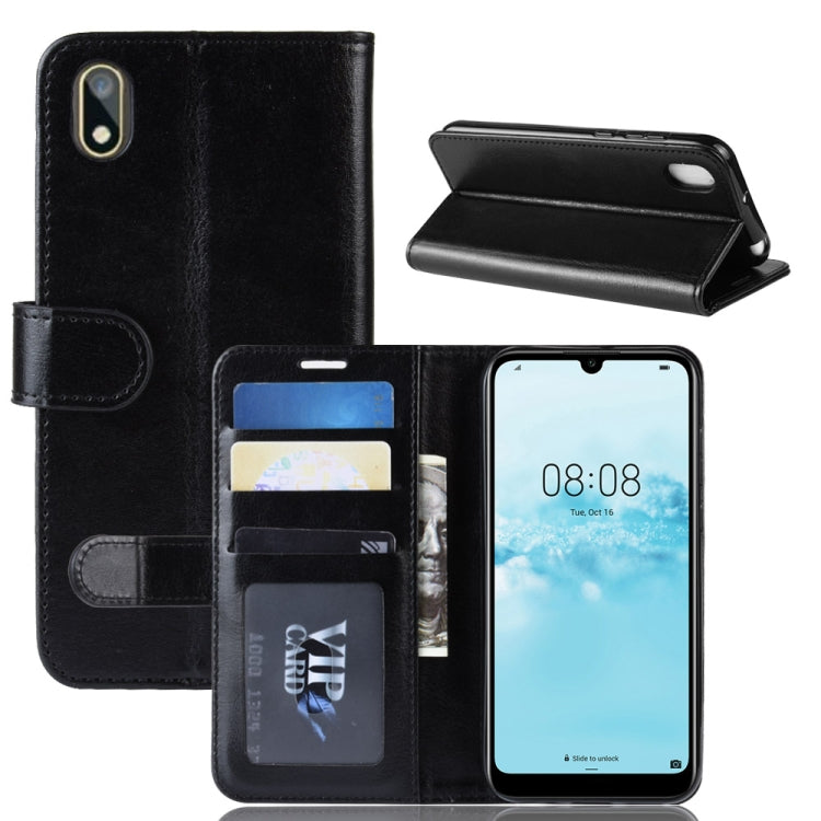 R64 Texture Single Fold Horizontal Flip Leather Case for Huawei Y5 2019, with Holder & Card Slots & Wallet