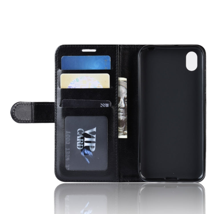 R64 Texture Single Fold Horizontal Flip Leather Case for Huawei Y5 2019, with Holder & Card Slots & Wallet