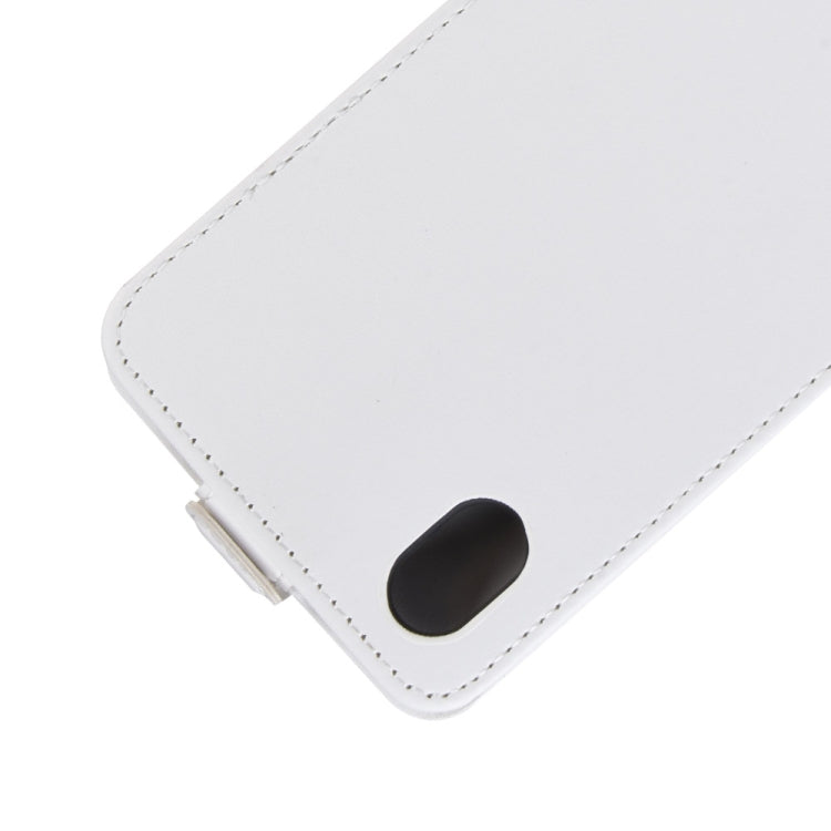 R64 Texture Vertical Flip Leather Case for Huawei Y5 2019 , with Card Slots & Photo Frame