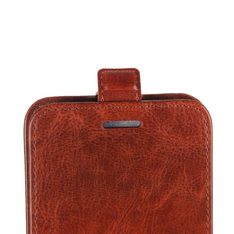 R64 Texture Vertical Flip Leather Case for Huawei Y5 2019 , with Card Slots & Photo Frame