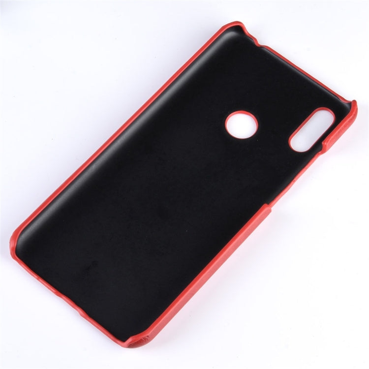 Shockproof Litchi Texture PC + PU Protective Case for Huawei Y6 (2019)