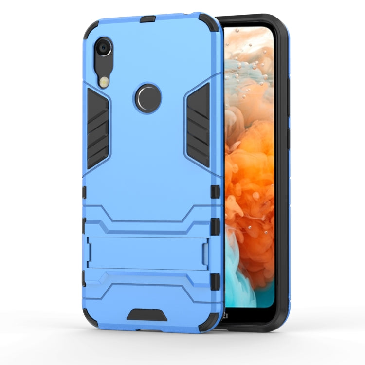 Shockproof PC + TPU Case for Huawei Y6 (2019), with Holder