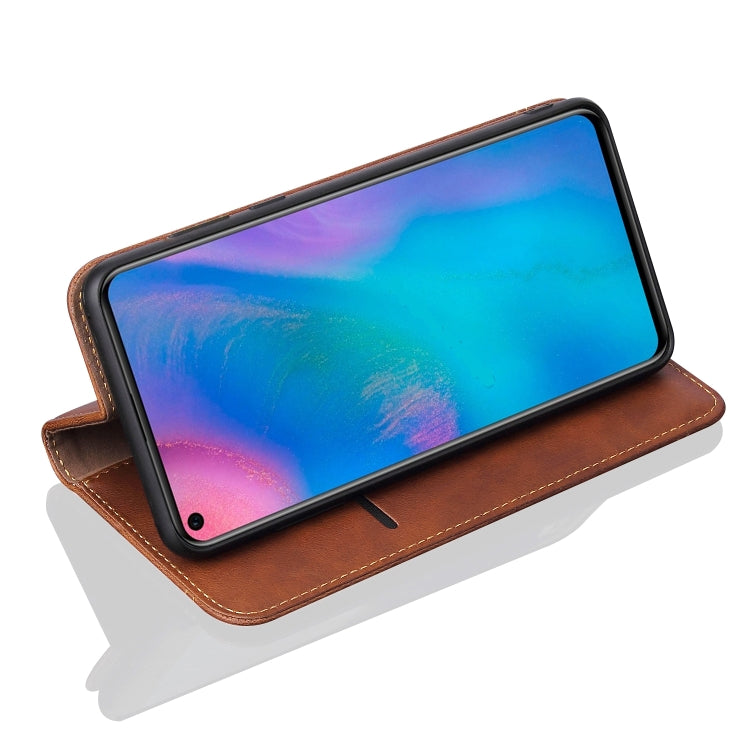Casual Style Retro Crazy Horse Texture Horizontal Flip Leather Case for Huawei P30, with Card Slots & Holder & Wallet