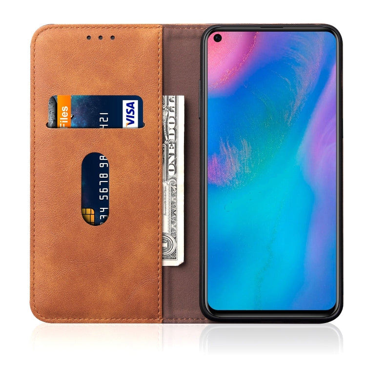 Casual Style Retro Crazy Horse Texture Horizontal Flip Leather Case for Huawei P30 Pro, with Card Slots & Holder & Wallet
