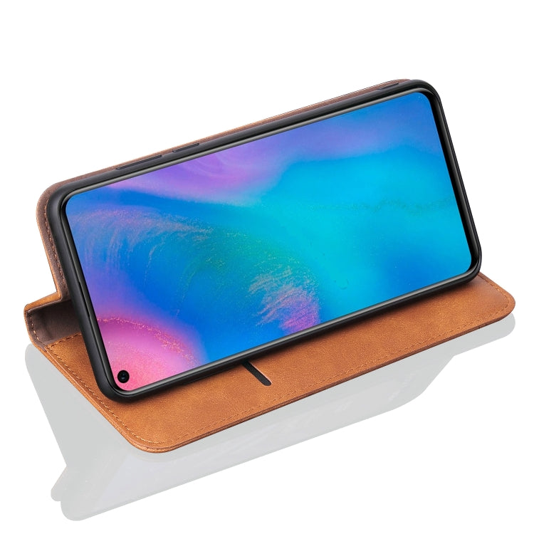 Casual Style Retro Crazy Horse Texture Horizontal Flip Leather Case for Huawei P30 Pro, with Card Slots & Holder & Wallet