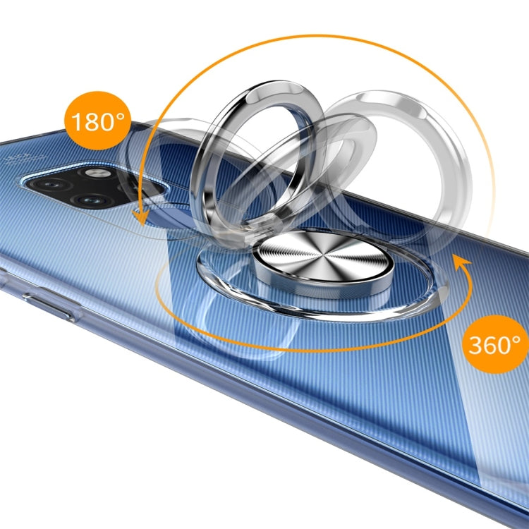 Ultra-thin TPU Protective Case for Huawei Mate 20, with 360 Degree Rotation Holder (Transparent)