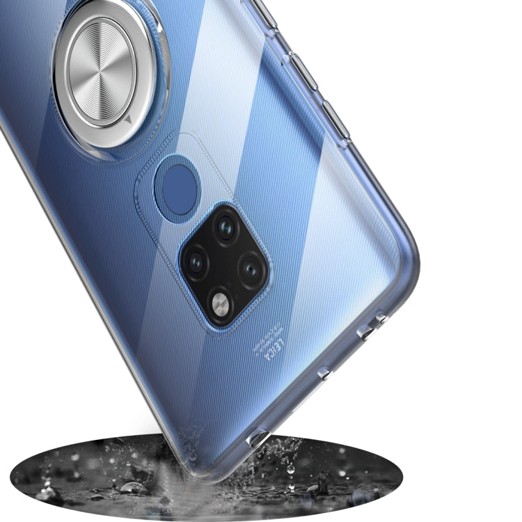 Ultra-thin TPU Protective Case for Huawei Mate 20, with 360 Degree Rotation Holder (Transparent)