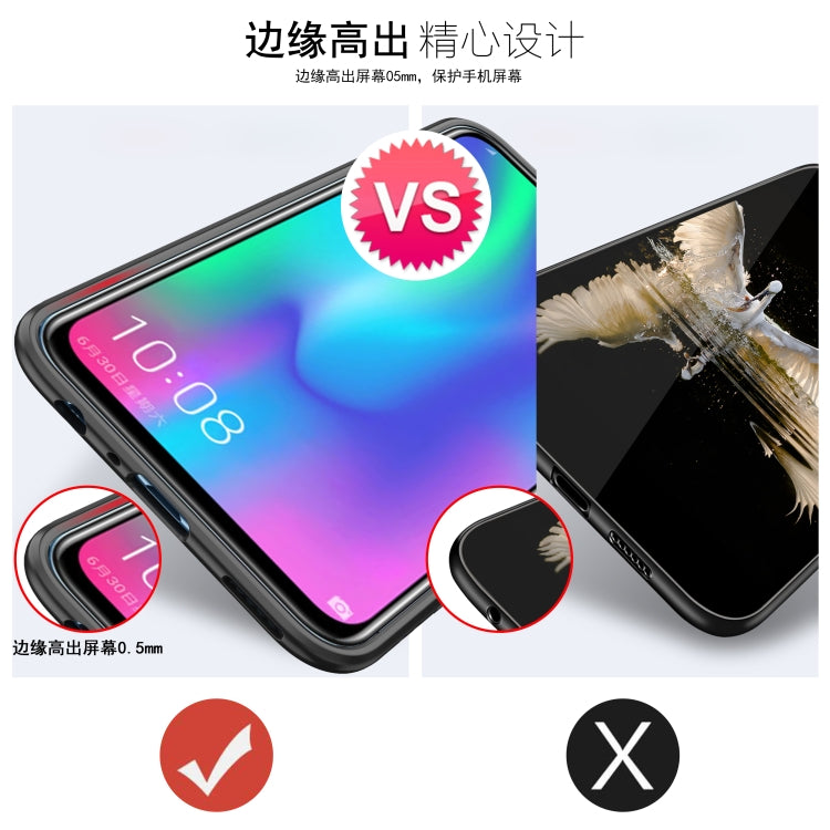 Scratchproof TPU + Acrylic Ring Bracket Protective Case for Huawei Honor 10 Lite