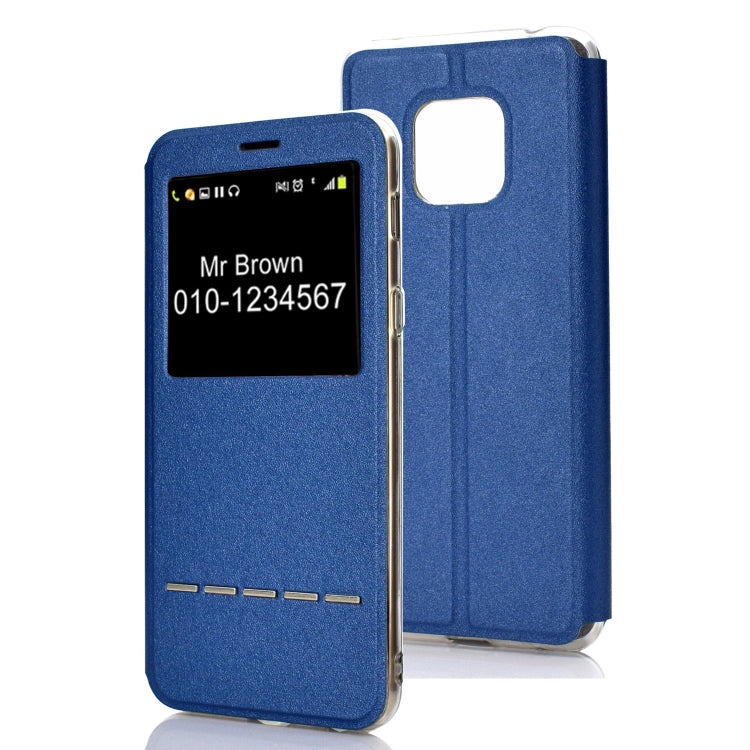Horizontal Flip Leather Case for Huawei Mate 20 Pro, with Holder & Call Display ID