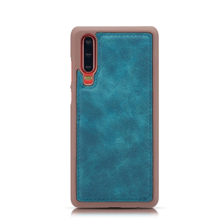 Retro Magnetic Detachable Horizontal Flip Leather Case for Huawei P30, with Card Slots & Wallet & Photo Frame