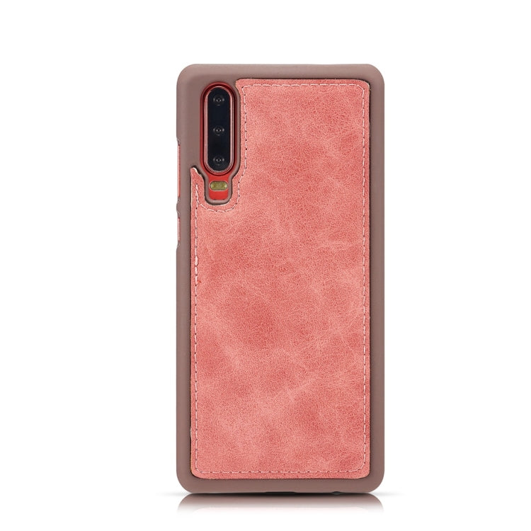 Retro Magnetic Detachable Horizontal Flip Leather Case for Huawei P30, with Card Slots & Wallet & Photo Frame