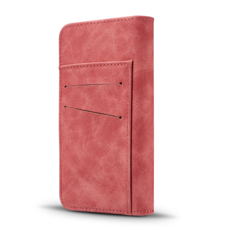 Retro Magnetic Detachable Horizontal Flip Leather Case for Huawei P30 Lite, with Card Slots & Wallet & Photo Frame