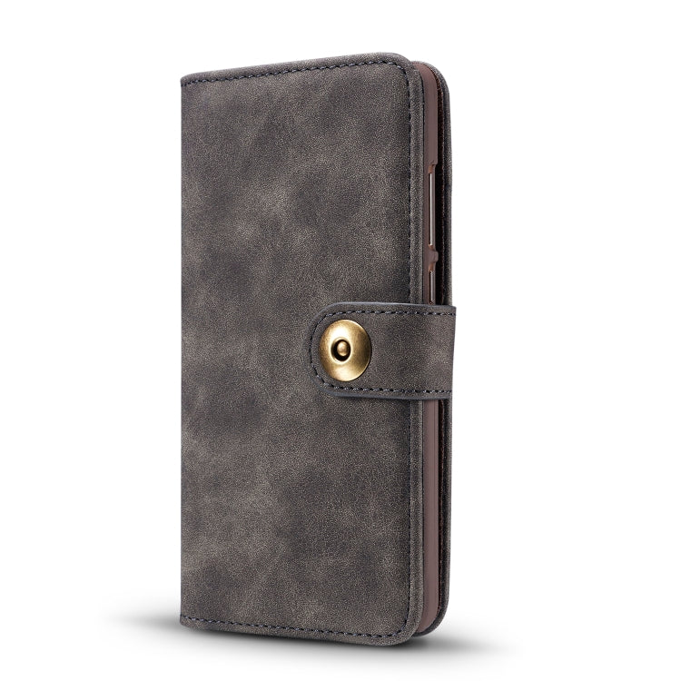 Retro Magnetic Detachable Horizontal Flip Leather Case for Huawei P30 Pro, with Card Slots & Wallet & Photo Frame