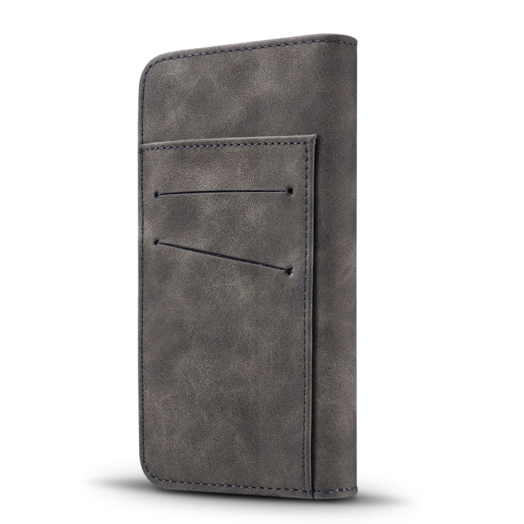 Retro Magnetic Detachable Horizontal Flip Leather Case for Huawei P30 Pro, with Card Slots & Wallet & Photo Frame