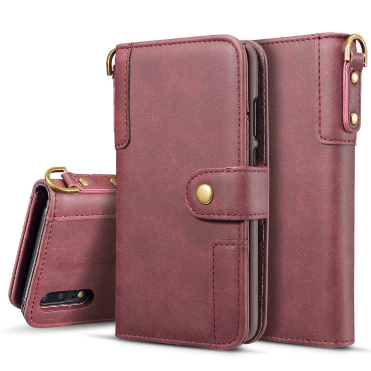 Cowhide Texture Horizontal Flip Leather Case for Huawei P30, with Holder & Card Slots & Wallet & Sling