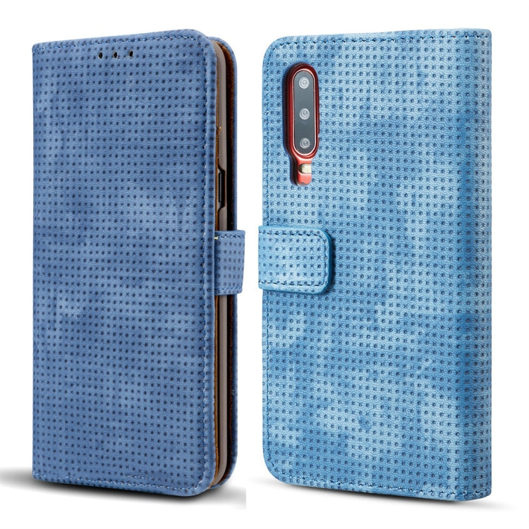Mesh Breathable Horizontal Flip Leather Case for Huawei P30, with Card Slot & Holder & Wallet & Photo Frame