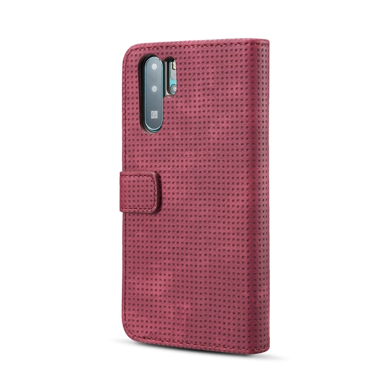 Mesh Breathable Horizontal Flip Leather Case for Huawei P30 Pro, with Card Slot & Holder & Wallet & Photo Frame