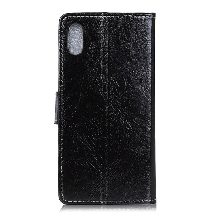 Retro Crazy Horse Texture Horizontal Flip Leather Case for Huawei Y5 (2019), with Holder & Card Slots & Wallet & Photo Frame