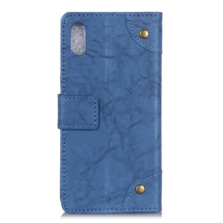 Copper Buckle Retro Crazy Horse Texture Horizontal Flip Leather Case for Huawei Y5 (2019), with Holder & Card Slots & Wallet